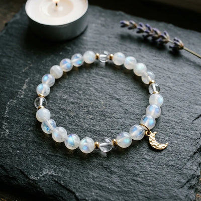 Rainbow Moonstone Bracelet