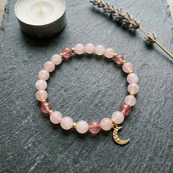 Rose Quartz Soft Bracelet
