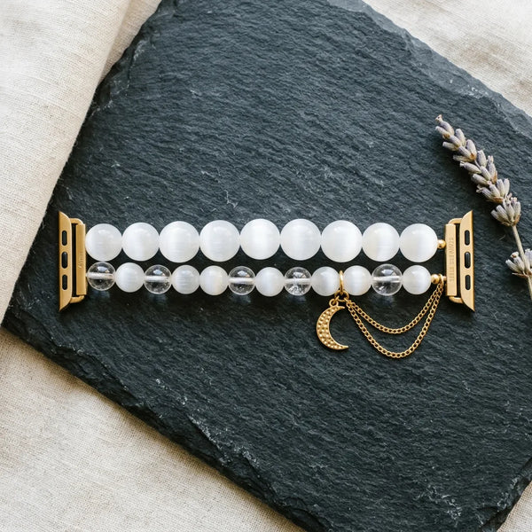 Selenite Calm Watch Band